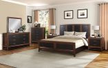 Bridgevine Home Branson Queen Size Panel Bed, Two-Tone Finish
