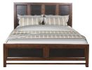 Bridgevine Home Branson Queen Size Panel Bed, Two-Tone Finish