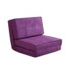 Soft Suede 3 Position Convertible Lounge Flip Chair