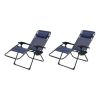 Outdoor Zero Gravity Chair Lounger, 2 Pack