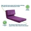 Soft Suede 3 Position Convertible Lounge Flip Chair