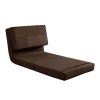 Soft Suede 3 Position Convertible Lounge Flip Chair