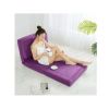 Soft Suede 3 Position Convertible Lounge Flip Chair